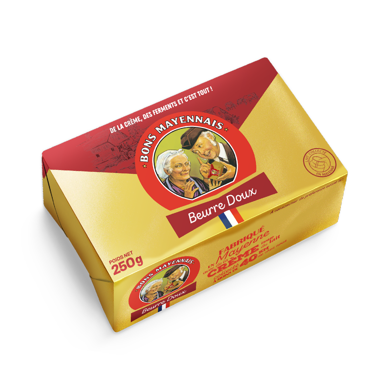 Pack beurre doux 250g bons mayennais